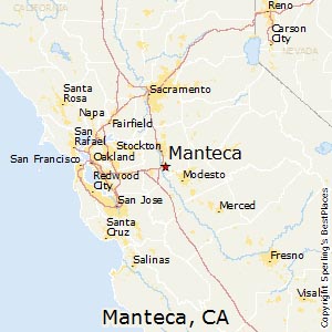 Manteca map